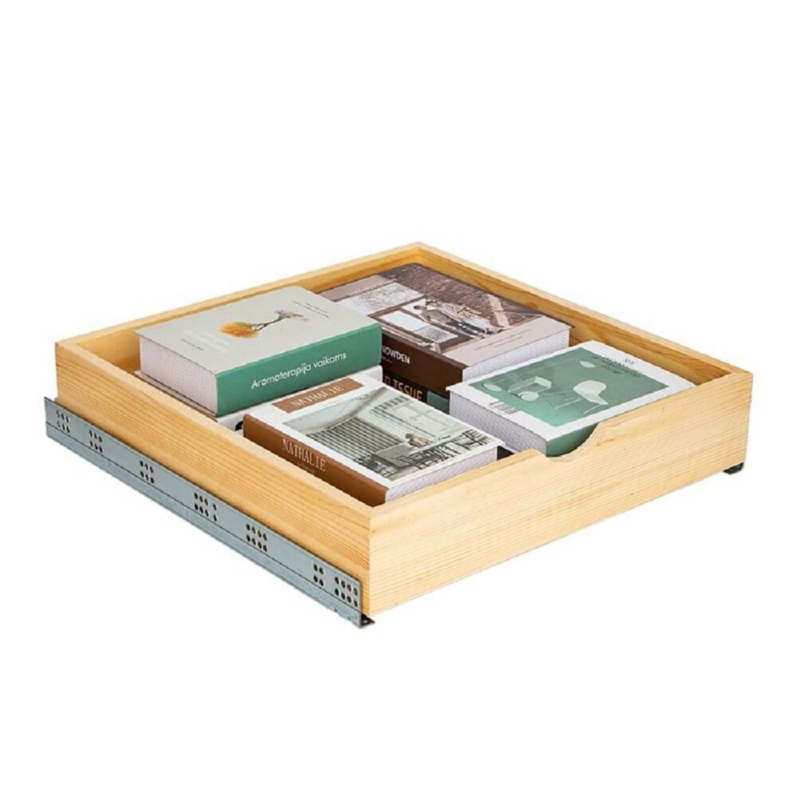 Assembleready Shelf Pullout Wood Drawer Organizer Etsy