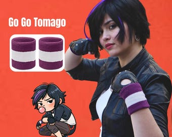 Opaski na nadgarstek z postacią Go Go Tomago (1 para) – akcesorium cosplay inspirowane Wielką Szóstką