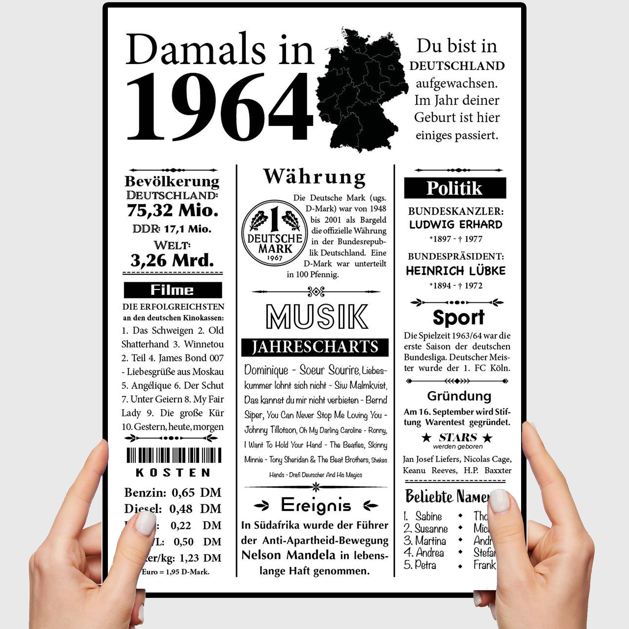 Journal BILD Du 10 Juin 1958 - Édition Originale - Souvenir Coupe Du Monde 1958 - Cadeau Anniversaire 63-66 Ans