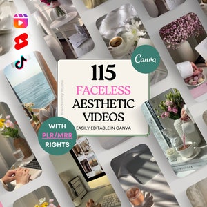MRR Faceless Videos for Instagram Reels with Plr master resell right, Stock Videos for Faceless Account, Done for You content