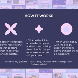 Y2K Instagram Templates: Retro Futurism Social Media (Canva) image 7