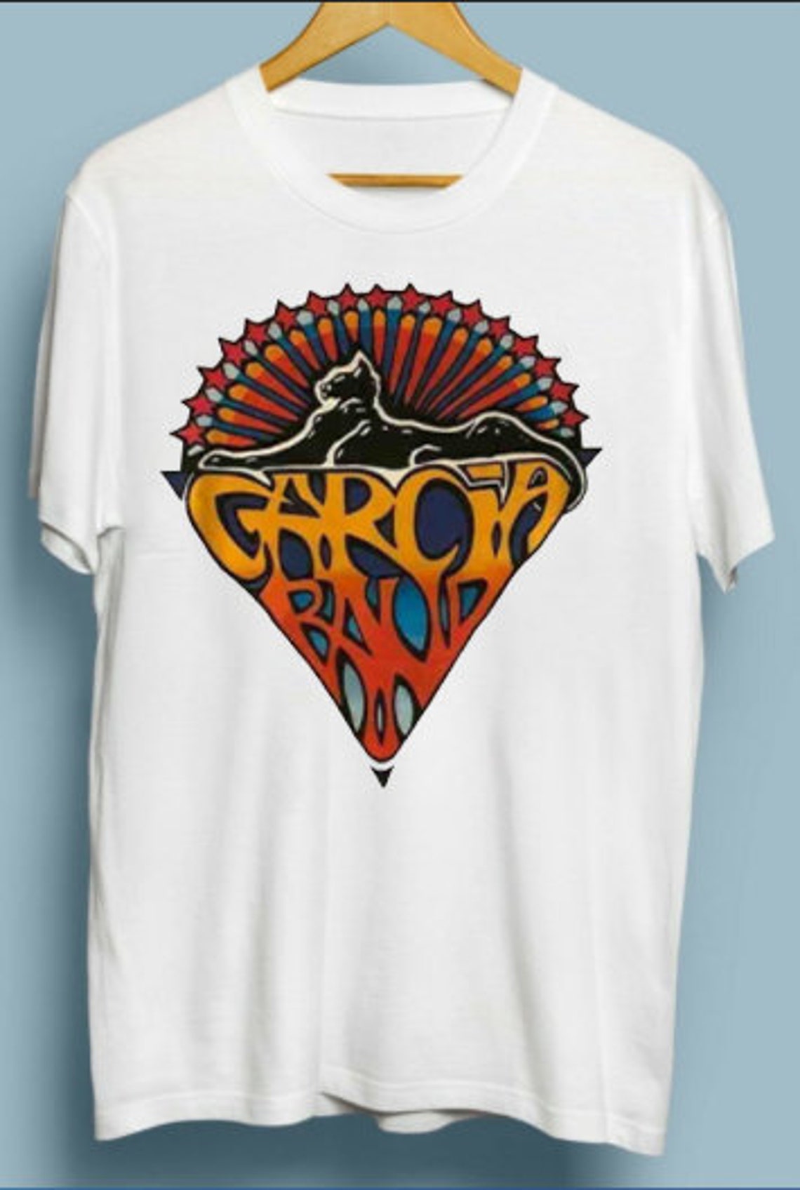Garcia Band T Shirt Jerry Garcia T Shirt Jerry Garcia Shirt Etsy