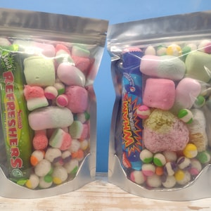 Mixed Assortment of Freeze-Dried Sweets UK. Big Bags 23X16X8CM. Multibuy Offer Available. Valentine's Gift. Birthday Present. zdjęcie 1