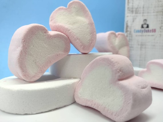 Freeze-Dried Giant Heart Mallows  Airy Deliciousness Birthday Party