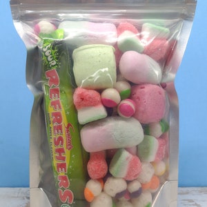 Mixed Assortment of Freeze-Dried Sweets UK. Big Bags 23X16X8CM. Multibuy Offer Available. Valentine's Gift. Birthday Present. zdjęcie 6