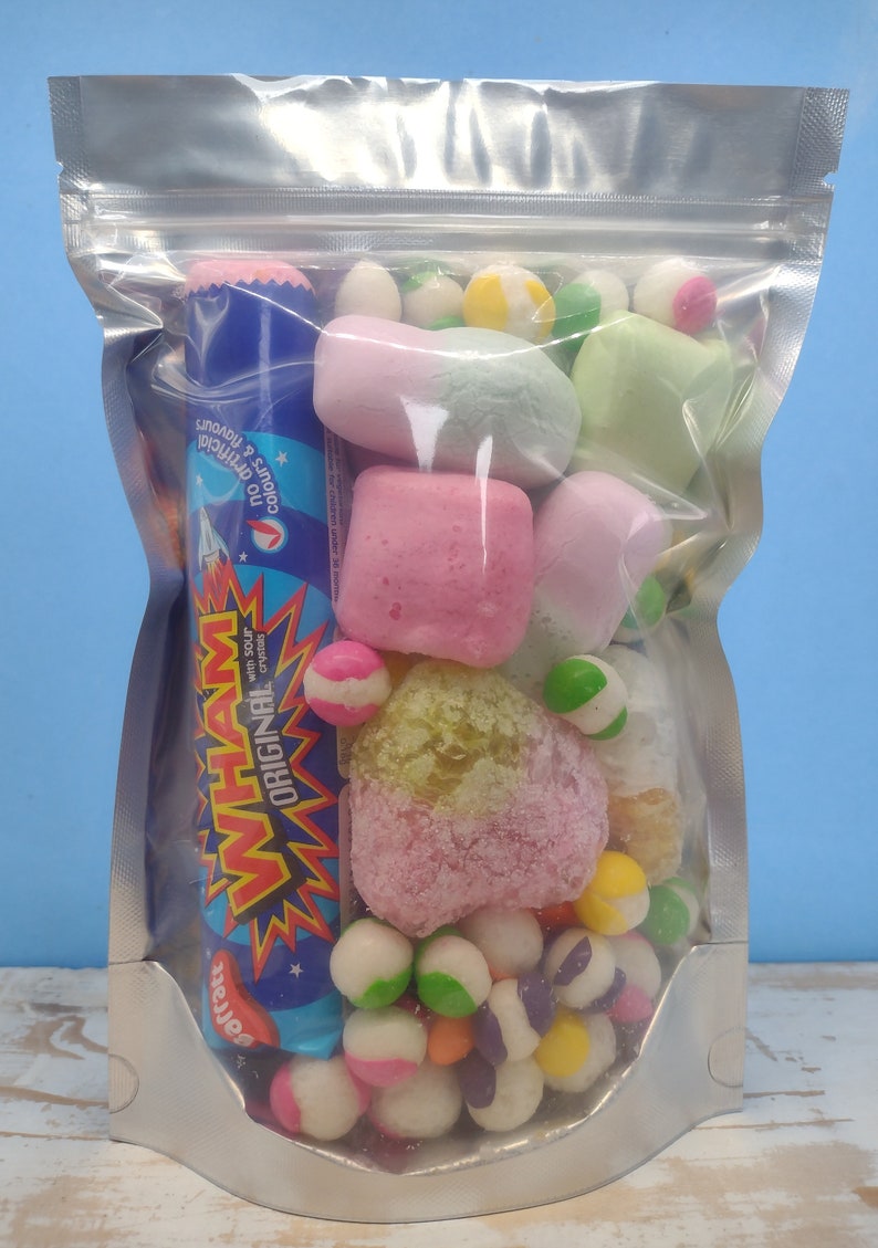 Mixed Assortment of Freeze-Dried Sweets UK. Big Bags 23X16X8CM. Multibuy Offer Available. Valentine's Gift. Birthday Present. zdjęcie 7