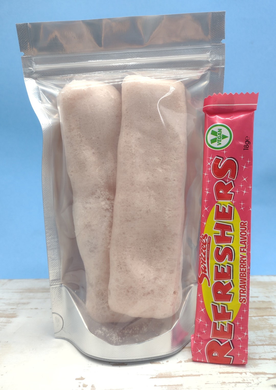 Freeze Dried Candy UK Refresher Bars Strawberry, Lemon, Tropical
