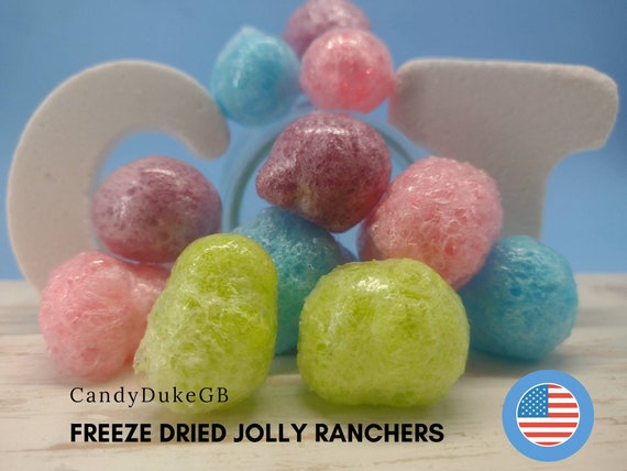 UK Freeze Dried Jolly Fruit Puff Candy. Crunchy+Airy Sweets from American Hard Candy. Tik Tok Viral Sweets. Great Birthday Present or Gift.