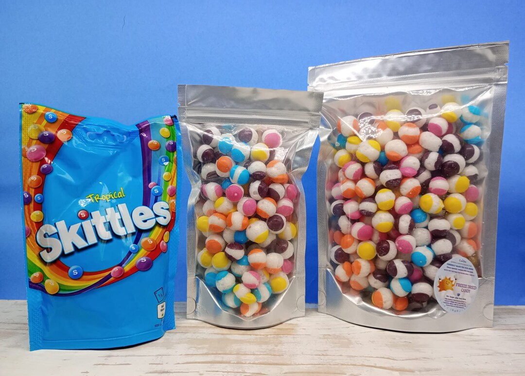 UK Freeze Dried Skittles. TROPICAL. Assorted Flavours Available. Great