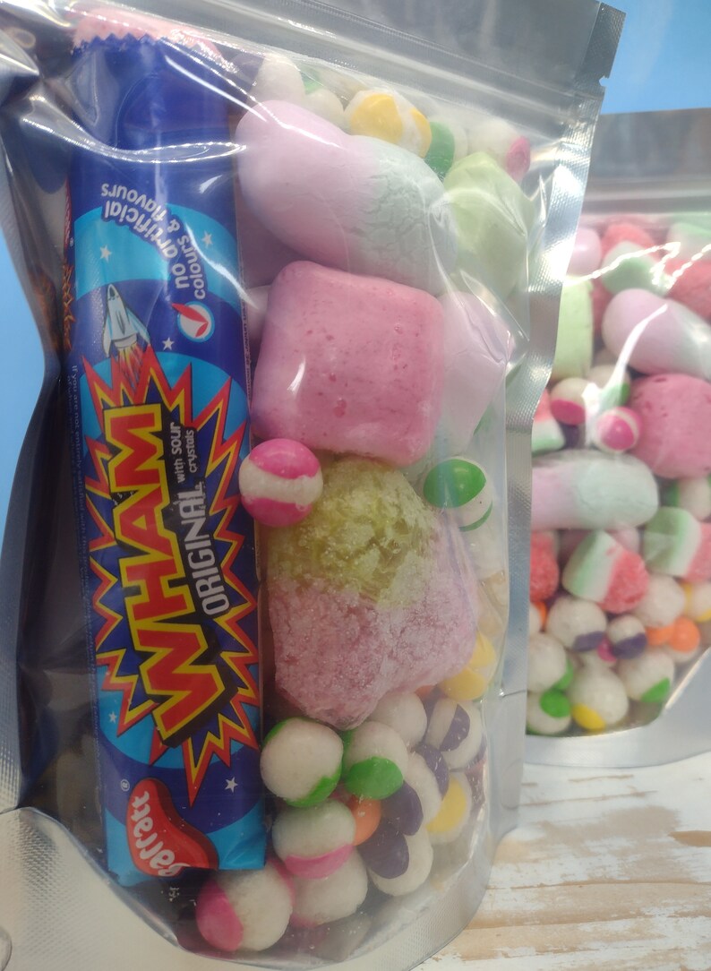 Mixed Assortment of Freeze-Dried Sweets UK. Big Bags 23X16X8CM. Multibuy Offer Available. Valentine's Gift. Birthday Present. zdjęcie 5