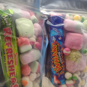Mixed Assortment of Freeze-Dried Sweets UK. Big Bags 23X16X8CM. Multibuy Offer Available. Valentine's Gift. Birthday Present. zdjęcie 4