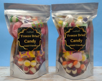 Freeze-Dried Candy Mixed Assortment UK. HALAL. Available Multibuy offer 2 Bags. Birthday Gift. Eid Mubarak 2024. Ramadan