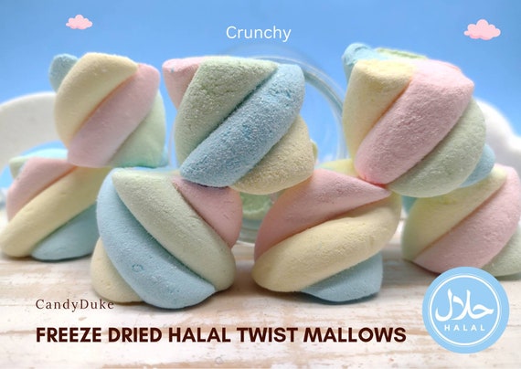 UK Freeze Dried Halal Candy Mallows. Tiktok Viral Freeze Dried Halal Space Sweets. Perfect Birthday Gift. Sweet Present. Party Fun Ideas.
