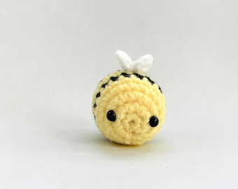 Crochet Yellow Bee Plushie | Crochet Bumblebee | Bee Amigurumi | Bee Plush | Crochet Animal | Crochet Plushie