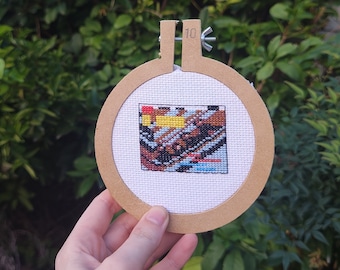 Mini Cross Stitch Pattern - The Beatles "Please Please Me" Album Cover