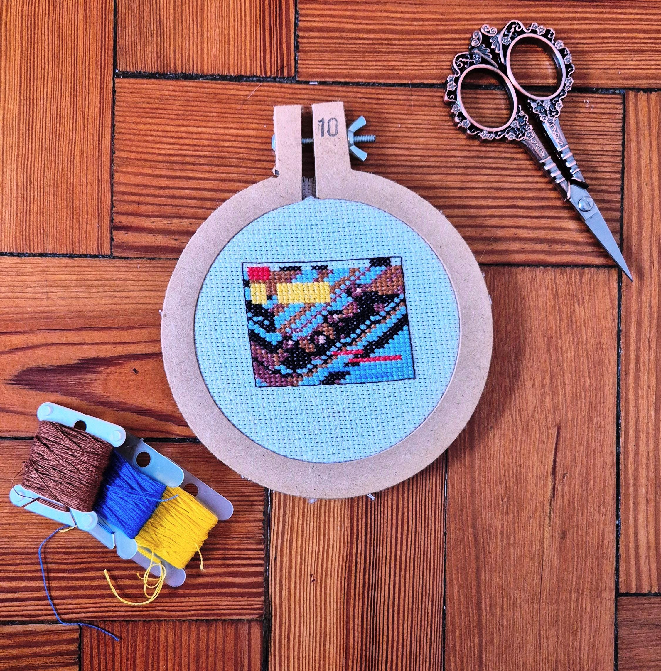 Beatles Cross Stitch Pattern: Please Please Me Album Pixel Art