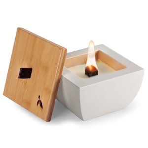 Wax eater outdoor for candle residues - wax melter - melting candle - candle eater outdoor - concrete fire - candle residue eater