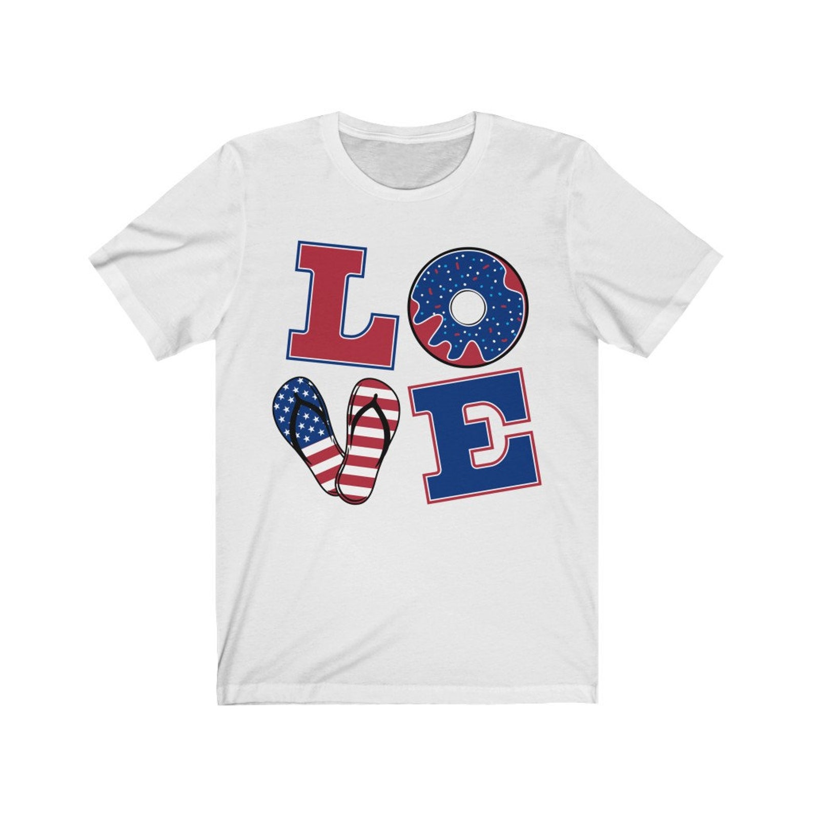 Love American Style Unisex Jersey Short Sleeve Tee T-Shirt | Etsy