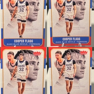 4 Cooper Flagg fleer retro style rookie cards! Dostajesz 4 karty!