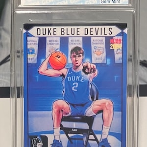¡Tarjeta de novato de la NCAA de Cooper Flagg calificada 10! ¡Obtienes la tarjeta en la foto!