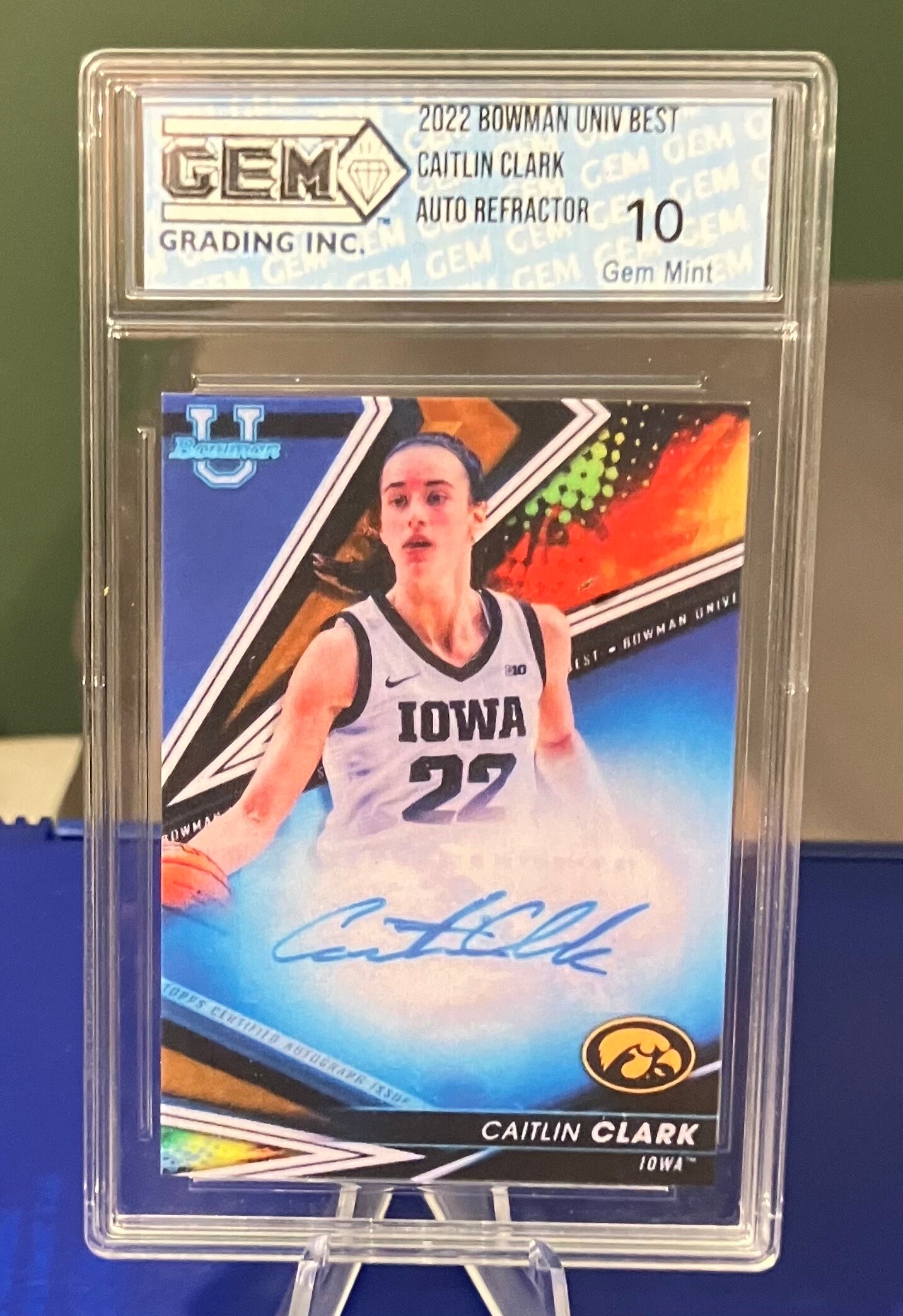10 Caitlin 偽っ Clark ケイトリンクラーク サイン TOPPS