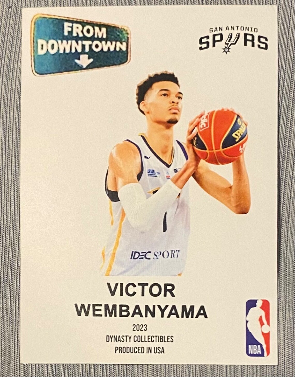 5 Victor Wembanyama Downtown Cracked Ice Rookies Made by - Etsy
