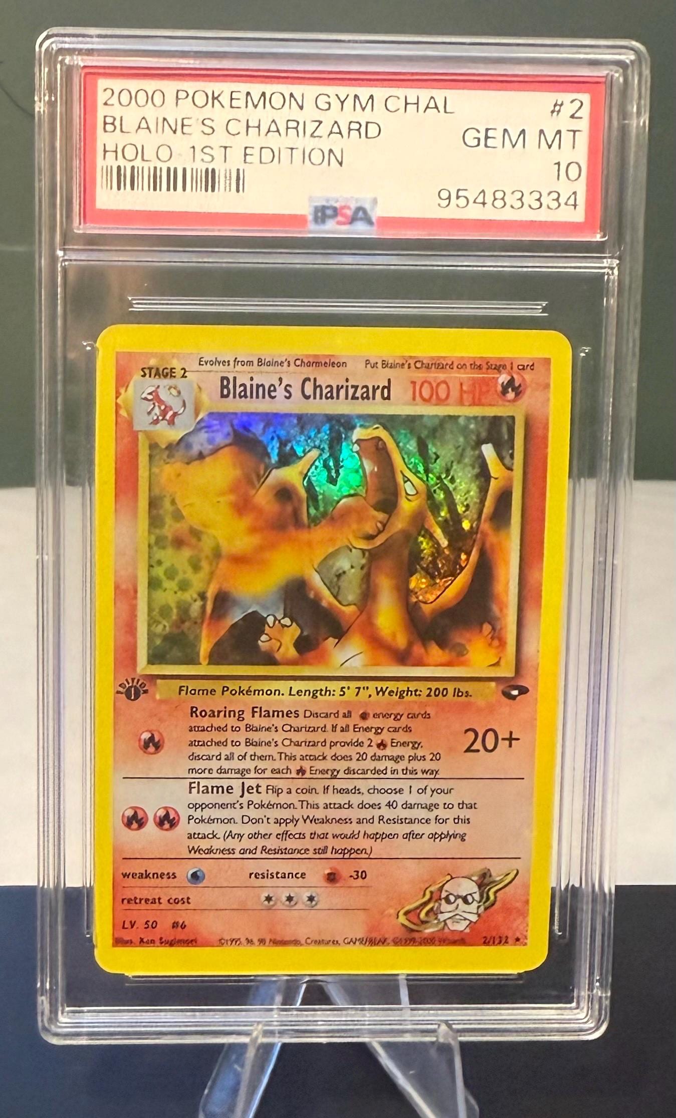 Fake 1st Edition Graded Charizard - Etsy