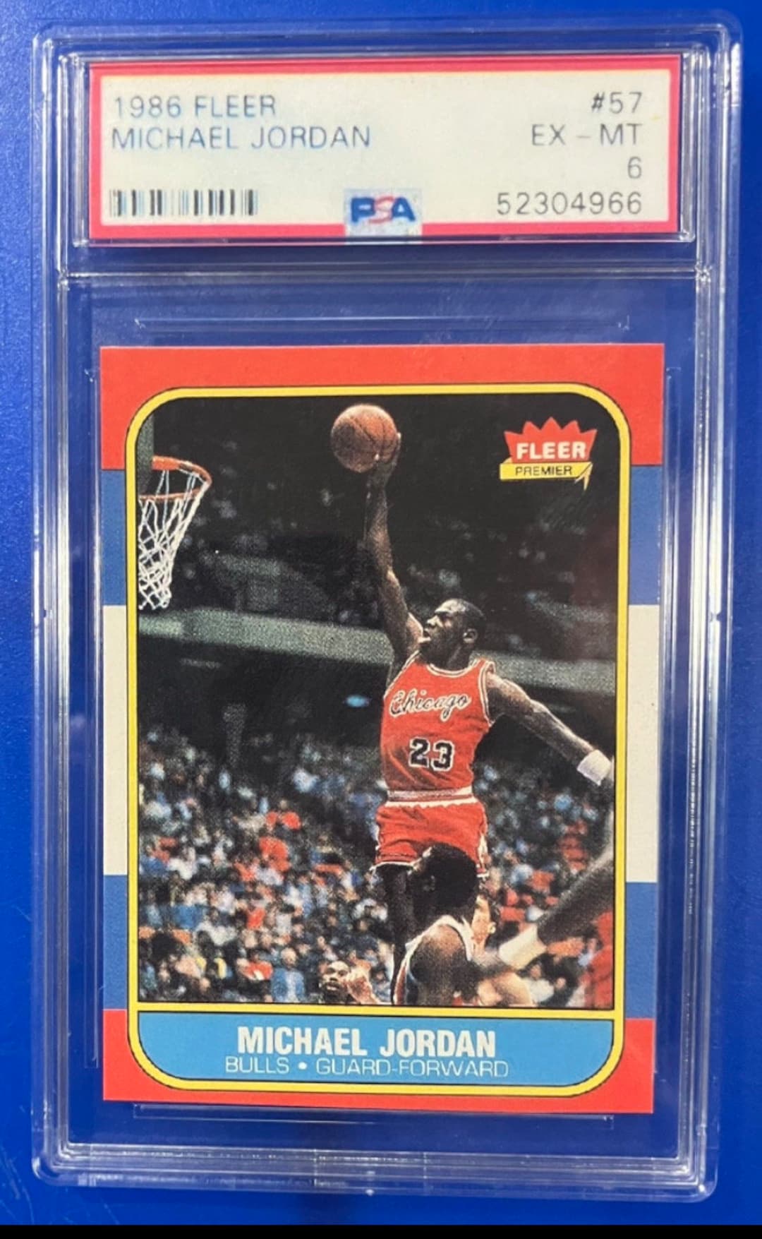 1988 fleer michael jordan reprint