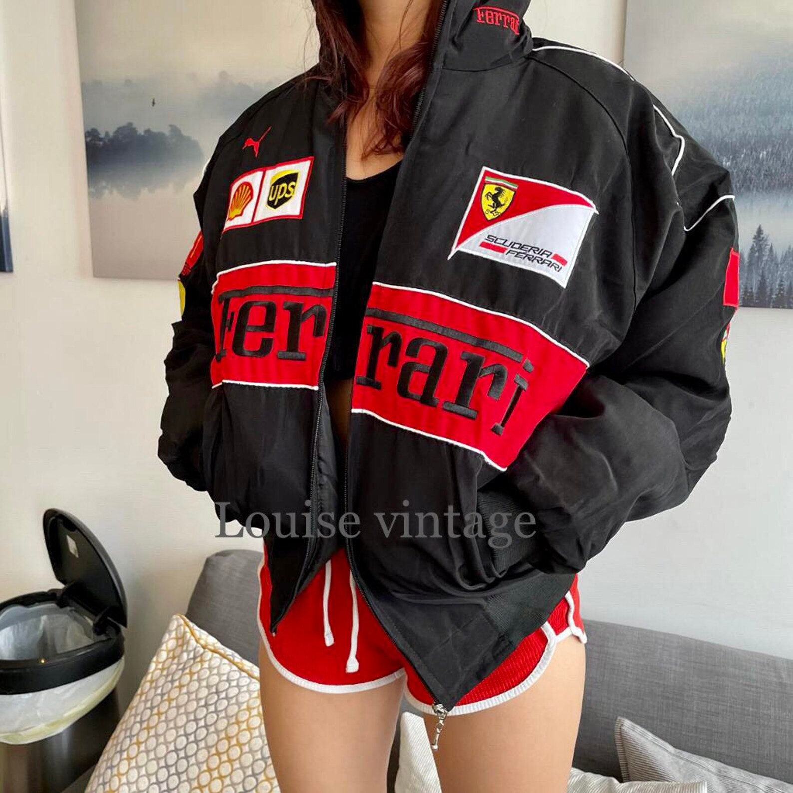 Nascar Jacket F1 Vintage Racing Jacket 90s / Ferrari jackets | Etsy