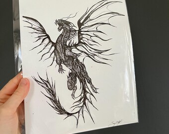 dragon- art print