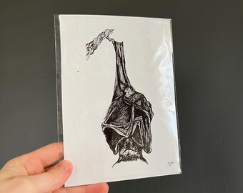 bat- art print