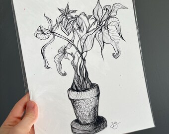 mini tree- art print