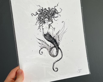 mermaid- art print