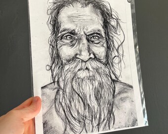 behind his eyes- art print