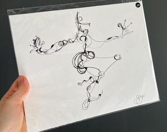 jazz hands- art print