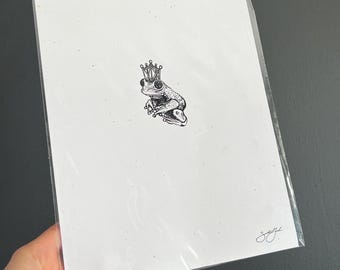 frog prince- art print