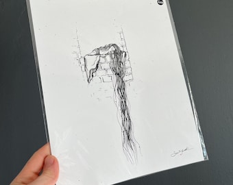 rapunzel- art print