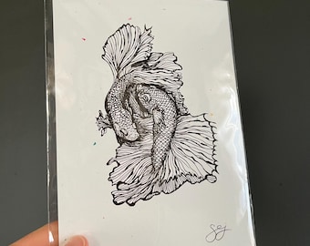 fish- art print