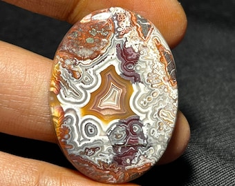 Top Quality crazy lace agate cabochon crazy lace agate gemstone semi precious loose stone(35X26 mm 40 Cts code SC- 277