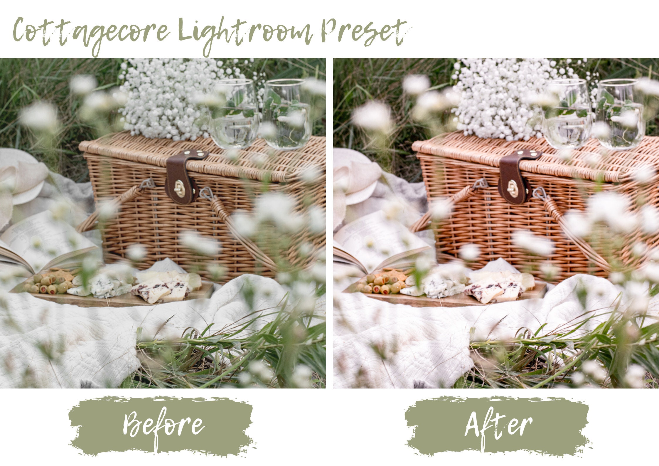 10 COTTAGECORE PRESETS Professional Lightroom presets for Etsy
