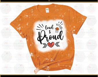 Loud & Proud Basketball SVG, PNG. Shirt Design. Cricut, Sublimation, DTF, White Toner Graphic. Basketball Mom, Basketball Easy Cut File
