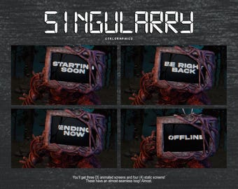 Singularity Lobby Screens | DBD Twitch Scenes | Youtube & Twitch Streaming | Dead by Daylight