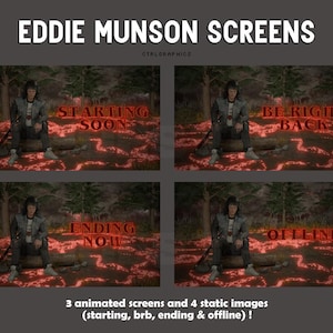 Eddie ST Lobby Screens | DBD Twitch Scenes | Youtube & Twitch Streaming