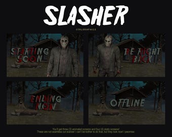 Slasher Jason Lobby Screens | DBD Twitch Scenes | Youtube & Twitch Streaming | Dead by Daylight