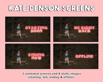 Pantallas del vestíbulo de Kate Denson / Escenas de Twitch de DBD / Transmisión en YouTube y Twitch