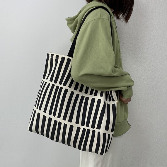 Abstract Canvas Tote Bag Canvas Tote Bag With Zip Canvas - Etsy