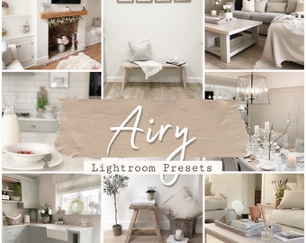 6 Lightroom Presets ~ Indoor Home Interior ~ Airy Bright Fresh Cosy Home Preset | Clean Calm Professional Preset Blogger - Floralie Presets