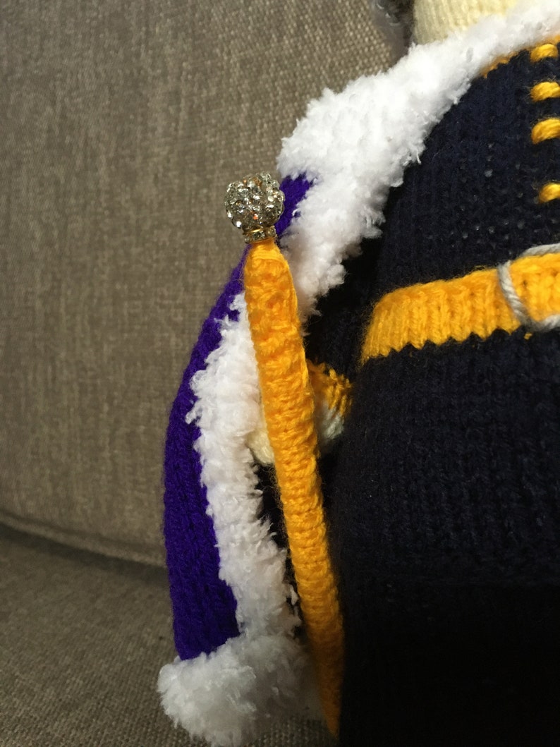 PDF Knitting Pattern King Charles III With Orb & Sceptre Etsy UK