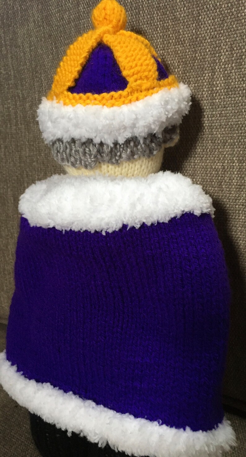 PDF Knitting Pattern King Charles III With Orb & Sceptre Etsy UK