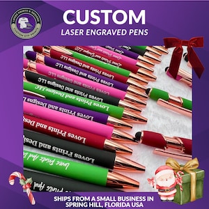 Personalized Pens, Custom Business Pen, Engraved Pens, Bulk Custom Pens, Promotional Pens, Customized Ballpoint Pens, Laser Pens immagine 1
